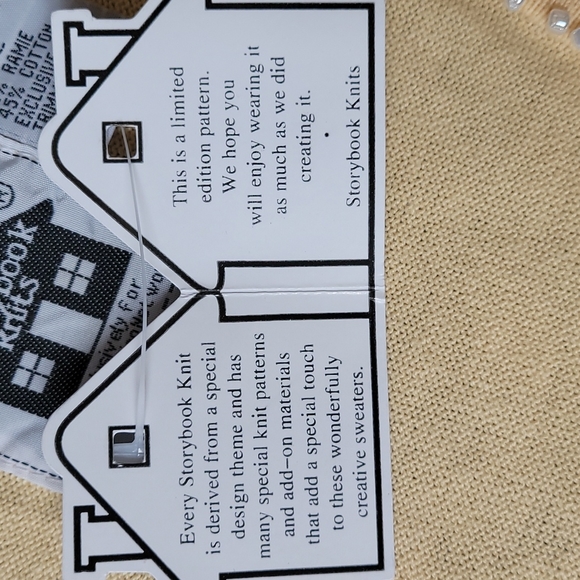 SALE!! Storybook Knits "Sea Music" Sweater NWT Sz L - Picture 9 of 16